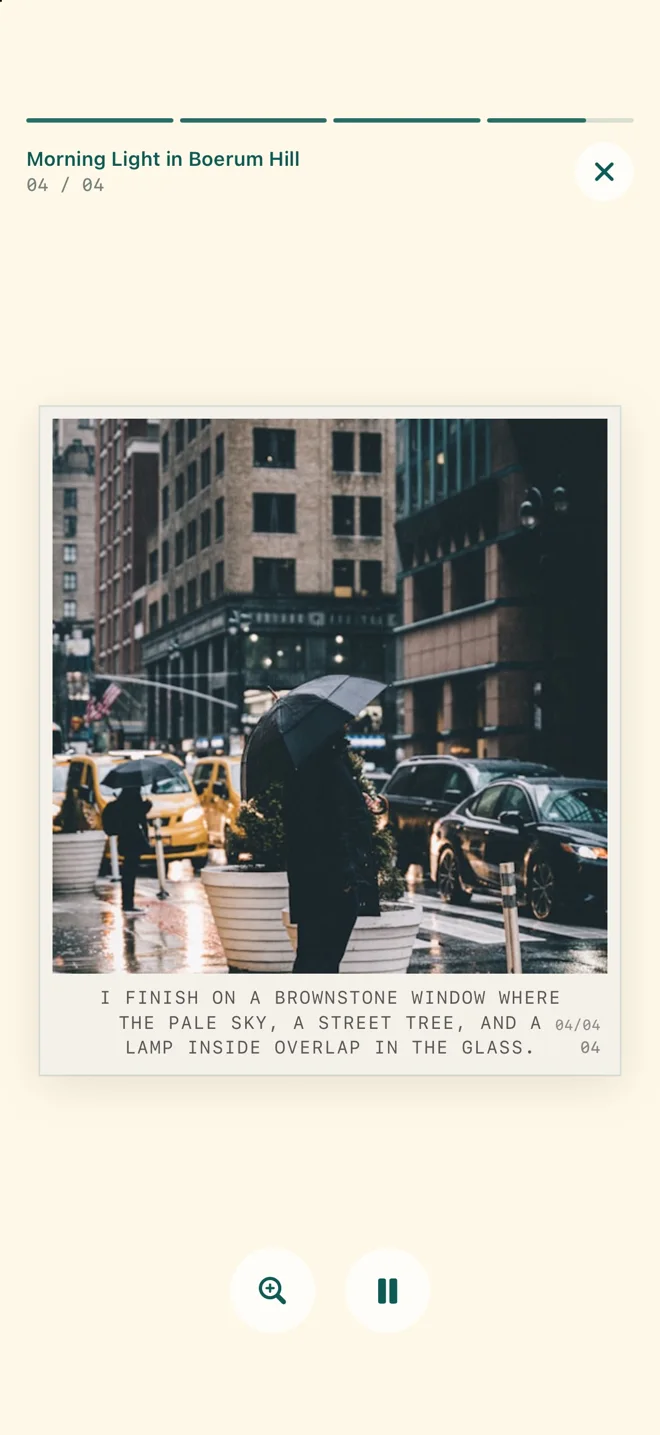A photo walk presented as a full-screen essay